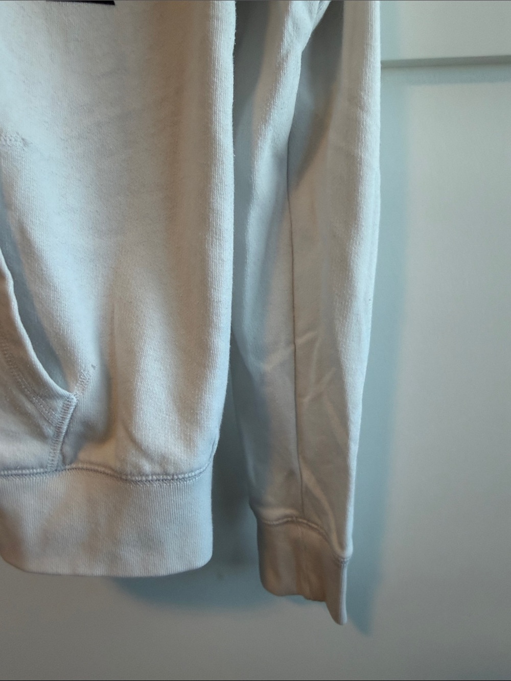 PINK Victoria's Secret White, Black & Gray Zip-Up Hoodie - Picture 4 of 6